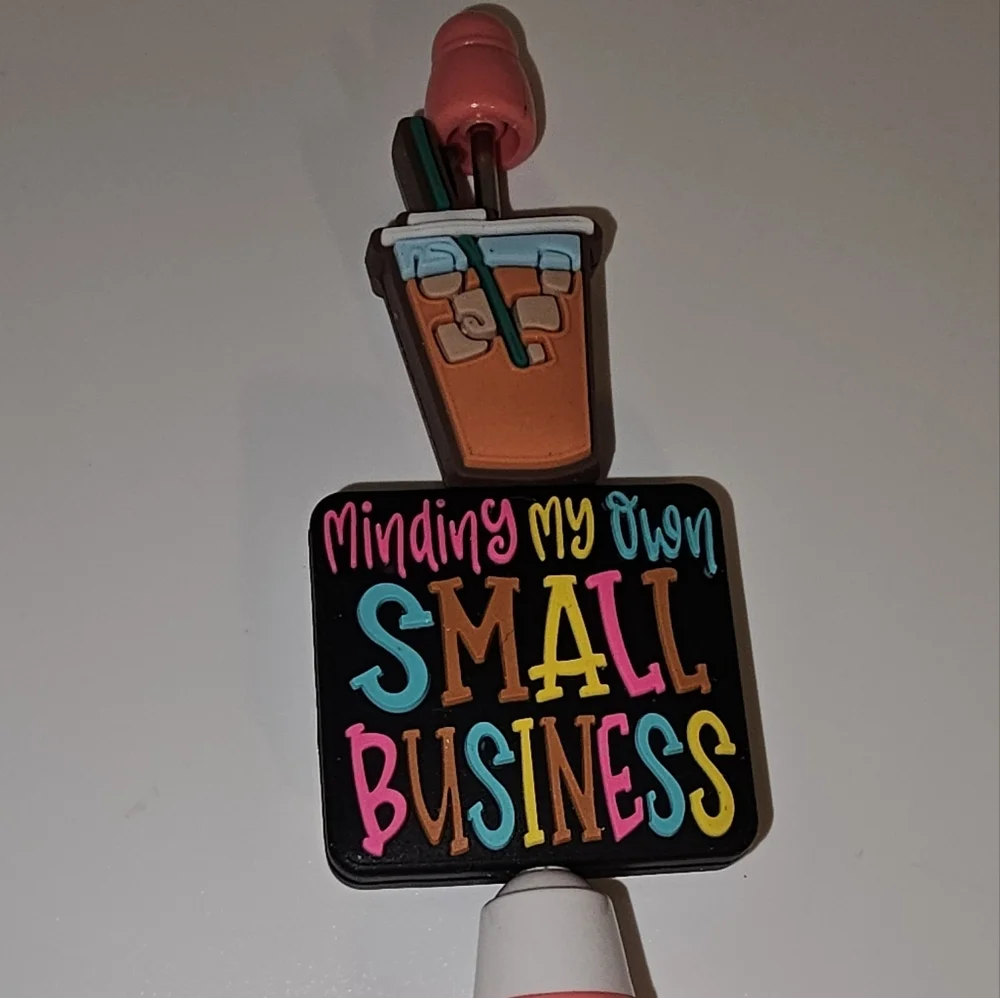 Pink and White Hand Beaded Package Opener